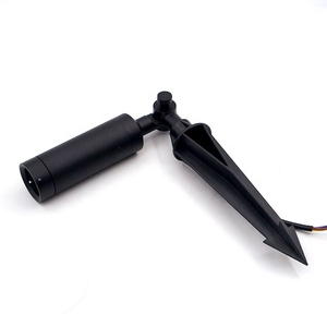 Aluminium gehäuse IP65 Solar Garden <span class=keywords><strong>Light</strong></span> <span class=keywords><strong>LED</strong></span> Spike im Boden licht für Rasen & Baum Warmweiß 3000K CCT AC Netzteil