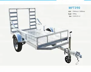 Gegalvaniseerd Staal Mini Size Plant Trailer Van Fabriek Trailer Voor Boot