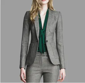 100PCS फ़िट व्यापार देवियों महिला ब्लेजर्स सूट नई डिजाइन शैली स्लिम यूनिसेक्स सूट