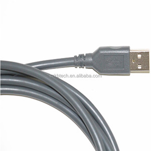 Câble de scanner de codes-barres USB RJ45 gris CBA-U25-S09ZAR Symbol LS2208 de 9 pieds (3 m) avec blindage en tresse de cuivre pur et gaine en TPE - Product Image 3