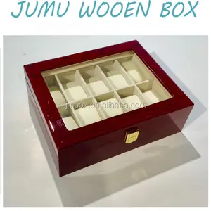 Caixa de embalagem de relógio de madeira