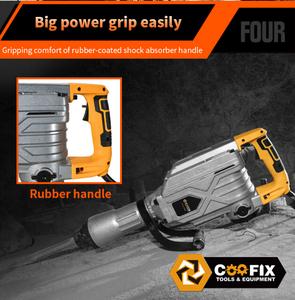 COOFIX-martillo de demolición de hormigón, CF-DH004, 1700W, 60J, <span class=keywords><strong>sds</strong></span> max - Product Image 6