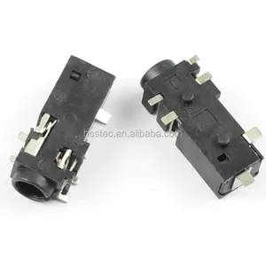 3.5mm Female Audio Connector 6 Pin SMT SMD Stereo Headphone Jack PJ328B PJ-328B