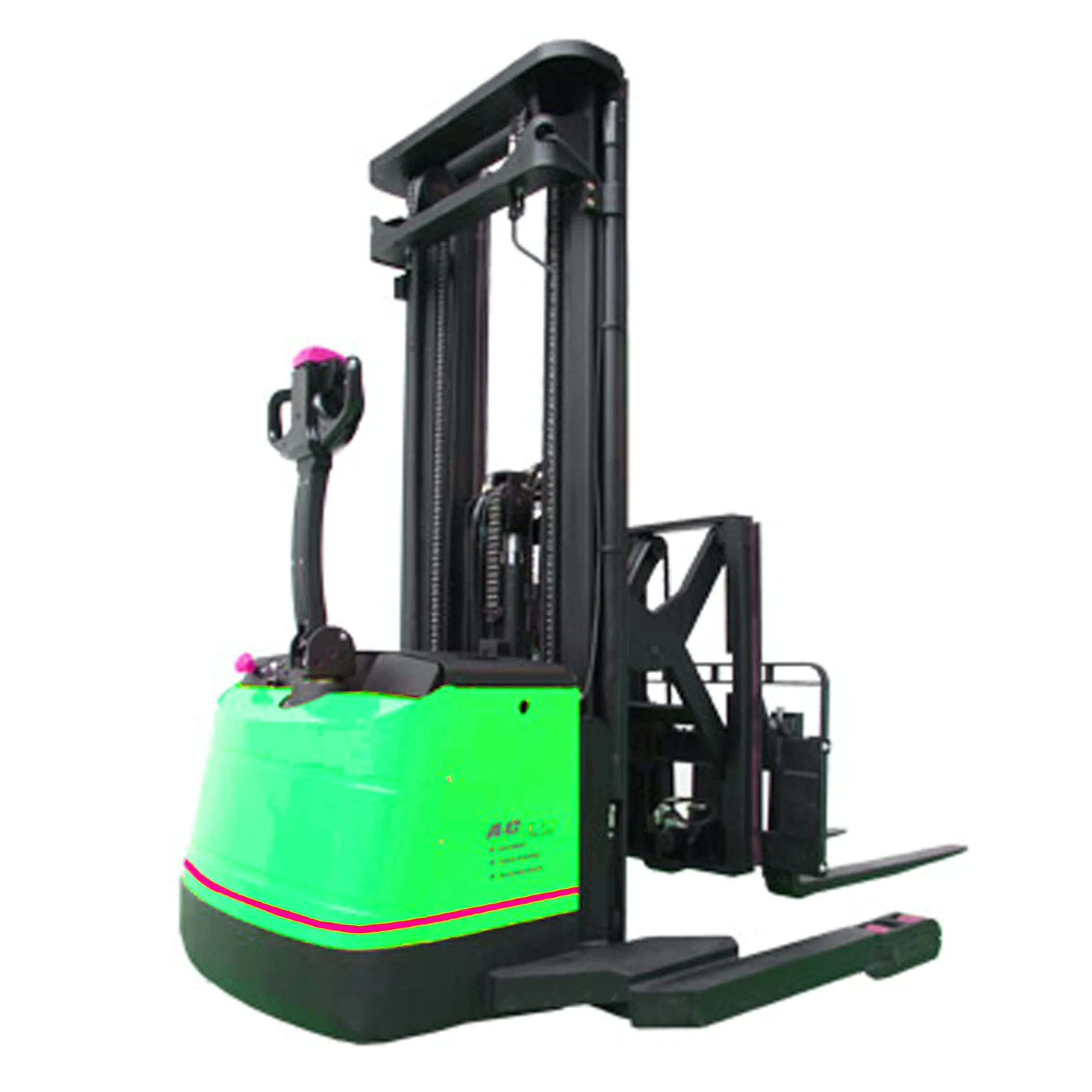 1400kg 3 to 4.5m 5m 5.5m 6m Electric Single Scissor Reach Stacker with sideshift