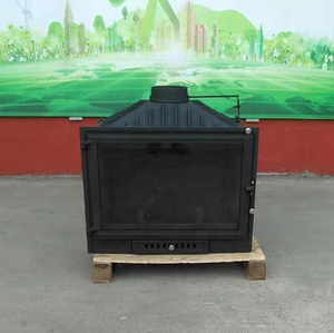Chimenea de leña BSC328 Directo de fábrica Venta caliente de hierro fundido China Sala de estar Interior moderno Repuestos gratuitos Insertar <span class=keywords><strong>Sanse</strong></span> - Product Image 2