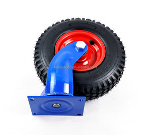 4.10/3.50-6 giratória rodízios de borracha de pneu - Product Image 6