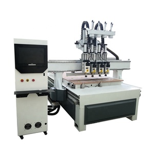 3 Thủ Trưởng Khí Nén 4 Trục Quay ATC <span class=keywords><strong>CNC</strong></span> <span class=keywords><strong>Router</strong></span> Cho Nhà Bếp Bằng Gỗ Cab - Product Image 2