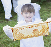 Usine fournit directement des 100% coton pas cher ventilé adulte enfants maille miel apiculture abeille pour les apiculteurs