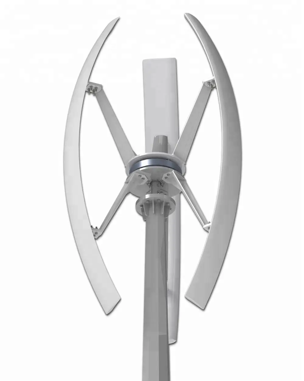 2 turbinas eólicas vertical, design helicónico, gerador de energia eólica doméstico