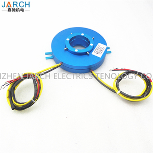 Elektrik kayma halkası verici döner elektrik güç kayma halkası düz delik boyutu 100mm - Product Image 2