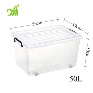 Underbed Storage Underbed Storage Box Plastic 35L/50L/70L Quick Delivery Low Moq Underbed Storage Box Plastic