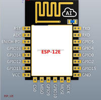 NodeMCU ESP8266 ESP-12E V1.0 Wifi, MCU de 32 bits con alimentación integrada