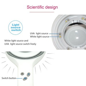 Kn-9000b lâmpada médica veterinária, teste de pele e diagnóstico de luz dermatológica de madeira com uba & luz led - Product Image 2