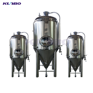 Unité de fermentation KUNBO Fermenter conique à enveloppe de refroidissement à <span class=keywords><strong>vendre</strong></span> 100L - 20000L - Product Image 1