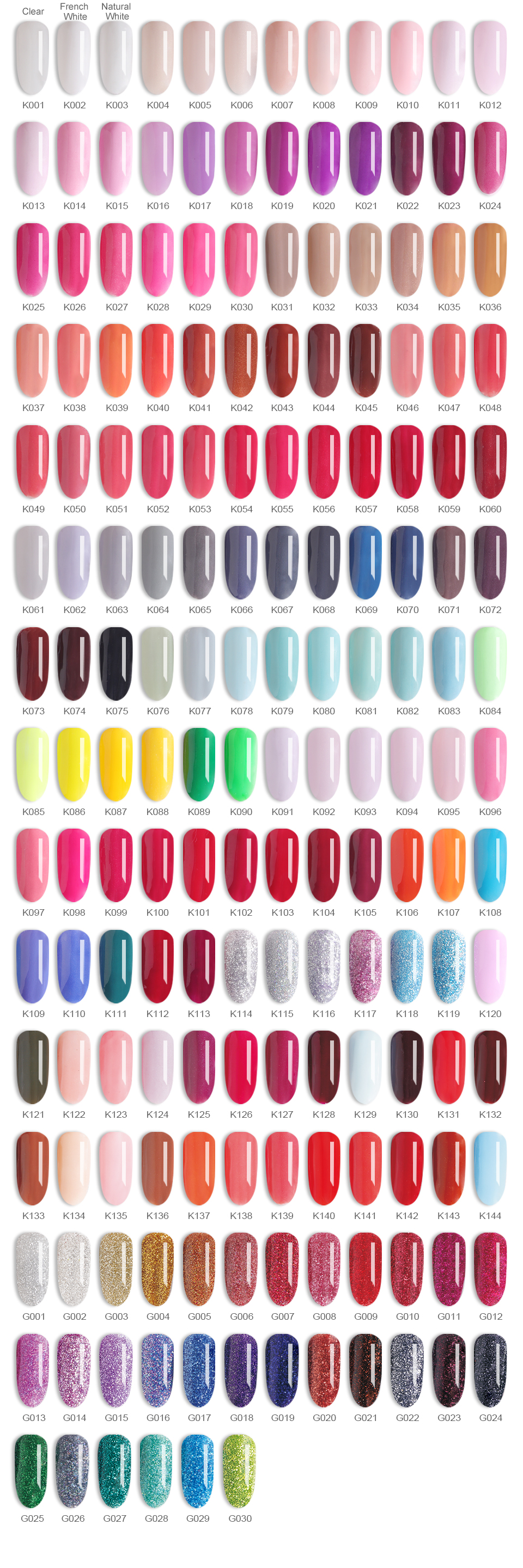 vedi nella tabella dei colori