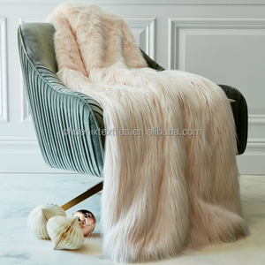Lông Dài Mông Cổ Faux Fur Soft <span class=keywords><strong>Plush</strong></span> Ném Chăn - Product Image 3