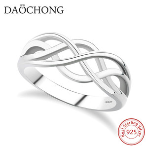 925 in argento celtico eterno nodo d'amore in <span class=keywords><strong>filigrana</strong></span> <span class=keywords><strong>anello</strong></span> da dito di nozze all'ingrosso - Product Image 3