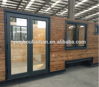 Kits de maisons préfabriquées de haute qualité, structure en acier, maison modulaire de luxe en conteneur, petite maison en bois avec roues