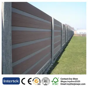 木纹木材喜欢防水环保产品花园使用户外 WPC 围栏