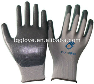 FQGLOVE-guantes de seguridad para el trabajo, de poliéster y nailon, con revestimiento de nitrilo, 13g - Product Image 6