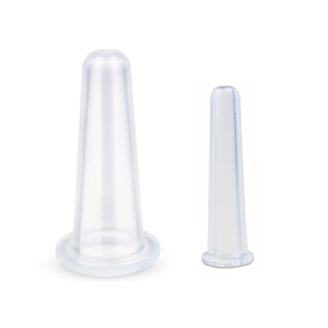 Ensemble de 4 petites ventouses faciales en silicone Kit de tasses de <span class=keywords><strong>massage</strong></span> sous vide pour la thérapie et la relaxation - Product Image 5
