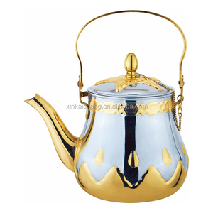 Ensemble de théière turque en acier inoxydable de haute qualité avec filtre pour usage domestique <span class=keywords><strong>servant</strong></span> du <span class=keywords><strong>thé</strong></span> et du café à la main pour les hôtels - Product Image 1