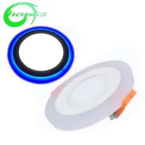 Panneau lumineux Led bicolore changeantes, 6w 9w 18w 24w Smd, panneau d'éclairage Double couleur, panneau Led de haute qualité