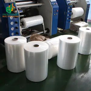 25 ans usine Machine Wrap LLDPE Coulée Film étirable jumbo rouleau film rétractable pour l'emballage