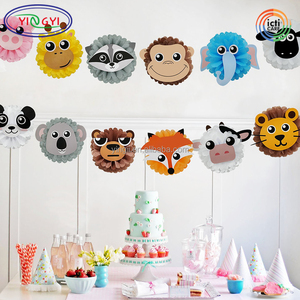 Kit de décoration artisanal de pompons en papier tissu animalier F290, 12 pièces - Product Image 4