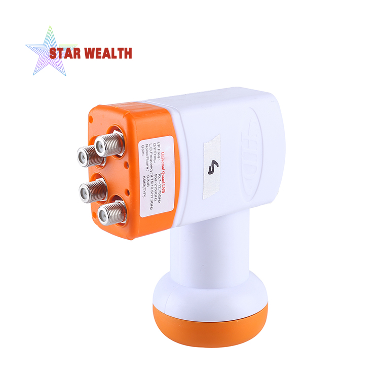 C BAND LNB And KU BAND LNB Together Para TV Vía Satélite, Banda C/KU De Salida Dual LNBF, Un Plato Para Tres Satélites, 3.4-4.2G/10.7-12.75GHz Para Recepción De Televisión Por Satélite
