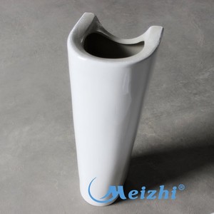 Grande taille sanitaires ronde <span class=keywords><strong>salle</strong></span> <span class=keywords><strong>de</strong></span> <span class=keywords><strong>bain</strong></span> lavabo sur colonne - Product Image 3