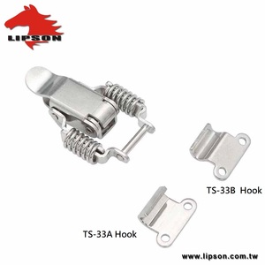 TS-33B gehäuse Edelstahl-Druck feder riegel Zug klemme Verriegelung koffer über Mittelclip-Verriegelung Kipp verriegelung mit Verschluss - Product Image 5