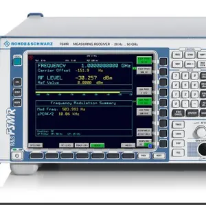 R & S FSMR3ตัวรับสัญญาณการวัด All-In-One การสอบเทียบเครื่องกำเนิดสัญญาณและตัวลดทอนสัญญาณ
