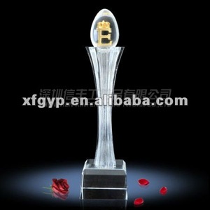 Elegante películas de cristal trofeo de la copa, de cristal de la reina - Product Image 1