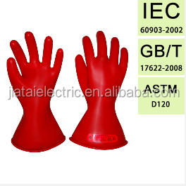 Gant en caoutchouc isolé de bonne qualité et de grande quantité Gants en latex avec 10KV - Product Image 2