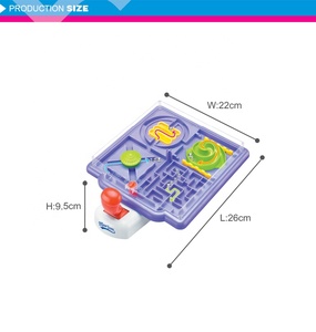 <span class=keywords><strong>Jeu</strong></span> de table 4 en 1, puzzle 3D, jouet de <span class=keywords><strong>labyrinthe</strong></span>, <span class=keywords><strong>jeu</strong></span> de balle pour enfants - Product Image 3