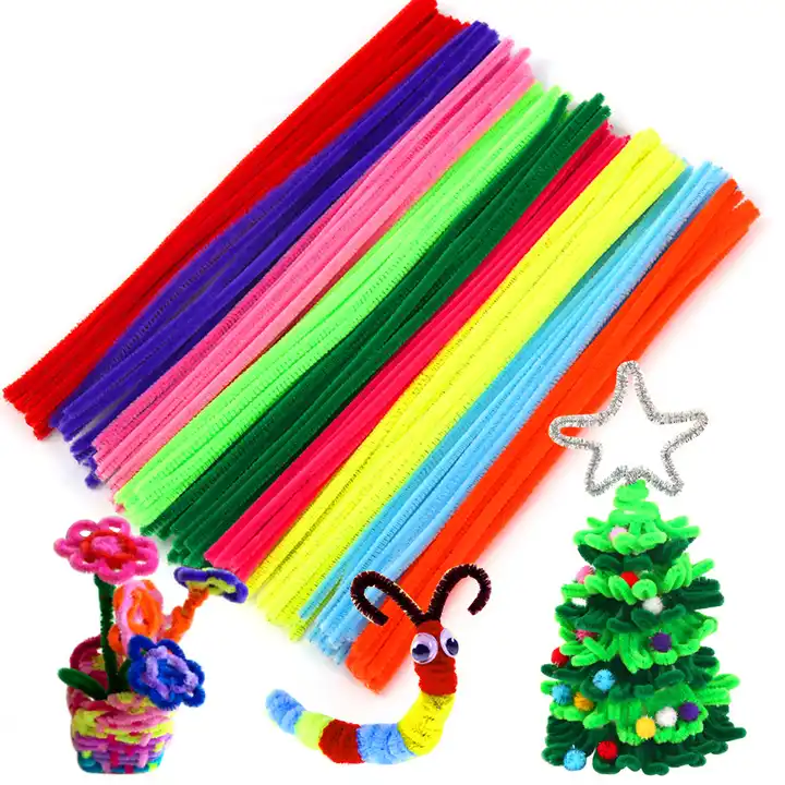 Pipe Cleaners Blue Chenille Craft Stems for DIY Art Craft Kids Safe - China  Chenille Stems and Craft price