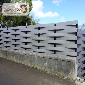 Clôture en <span class=keywords><strong>bois</strong></span> <span class=keywords><strong>composite</strong></span> d'extérieur Foshan, <span class=keywords><strong>palissade</strong></span> tissée en WPC, hauteur de 6 pieds, avec service de modélisation 3D pour jardin et terrasse inclus - Product Image 1