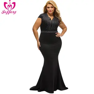 Dila Meng elegante tamanho grande senhoras sexy sexy Com Decote Em V manga curta moda hot diamante Fino vestido fat tamanho mulheres do partido vestido