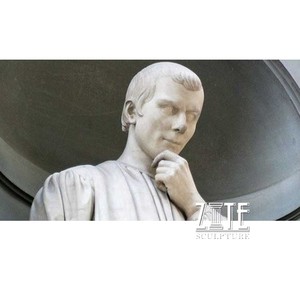 Famosa Escultura de Piedra, Estatua de Mármol de Niccolò Machiavelli - Product Image 2