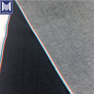 ZL246-3 stock all'ingrosso leggero 11oz twill slub indaco blu 100% cotone grezzo giapponese cimosa donna uomo denim <span class=keywords><strong>jeans</strong></span> <span class=keywords><strong>tessuto</strong></span> - Product Image 3