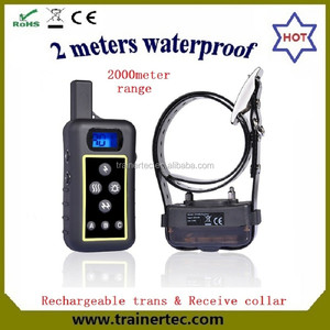 2000 m Impermeable Collar Alejado Del Entrenamiento Del Perro Del Sistema Con 3 diferentes LED luz intermitente - Product Image 6