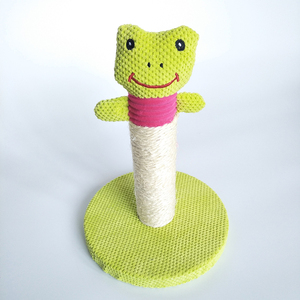 Grosir Kustom Lucu Kecil Kucing Pohon Gaya Kartun Kucing Scratcher Mainan Sisal Menggaruk Pos - Product Image 3
