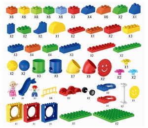 Imaginación inteligente juegos ABS bloques de construcción para pre-los niños de la escuela - Product Image 4