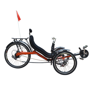 Vélo de voyage couché de 26 pouces pour personnes handicapées à trois roues - Product Image 2
