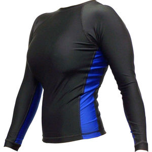 Rashguard de entrenamiento de gimnasio de compresión de manga larga para mujer, ropa de Fitness para Niñas para correr - Product Image 1