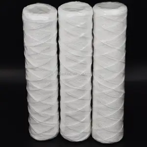 PP string wound filter cartridge customized activated carbon cartridge filter for undersink home use