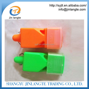 Deportes Venta <span class=keywords><strong>caliente</strong></span> promocional alta Custom Sound zorro al por mayor silbato de plástico - Product Image 1