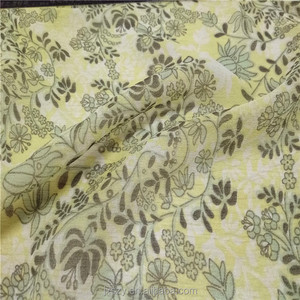 Harga terbaik 100% sutra murni Georgette kain grosir dicetak Saree sutra - Product Image 3