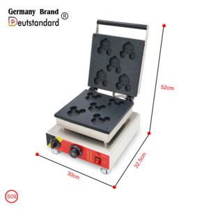 Machine à gaufres électrique <span class=keywords><strong>Mickey</strong></span> mouse, w, machine pour fabriquer des gaufres, Snack en-cas - Product Image 4